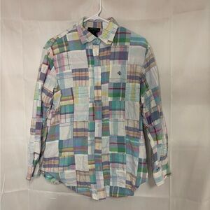 Womens size medium Ralph Lauren brand button up shirt, #D966